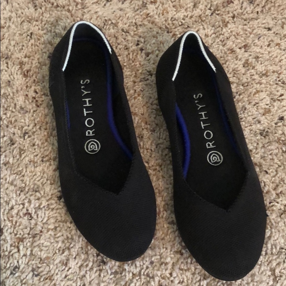 Black Rothy’a Flats size 7